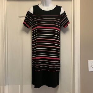 WHBM, cold shoulder dress sz S